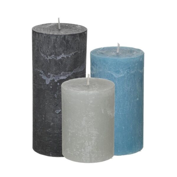 Scented Paraffin Candle Set Of 3 3-80-061-0007
