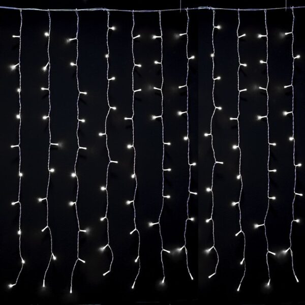 ILIADIS 200 LED ΚΟΥΡΤΙΝΑ ΔΙΑΦΑΝΟ ΛΕΥΚΟ ΕΠΕΚΤΕΙΝΟΜΕΝΗ ΣΤΑΘΕΡΗ 2Χ1ΜΕΤΡΑ ΕΣΩΤ AND ΕΞΩΤ ΧΩΡΟΥ - 75032
